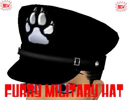 Furry Military Hat