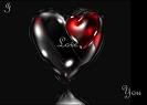 black heart I love you