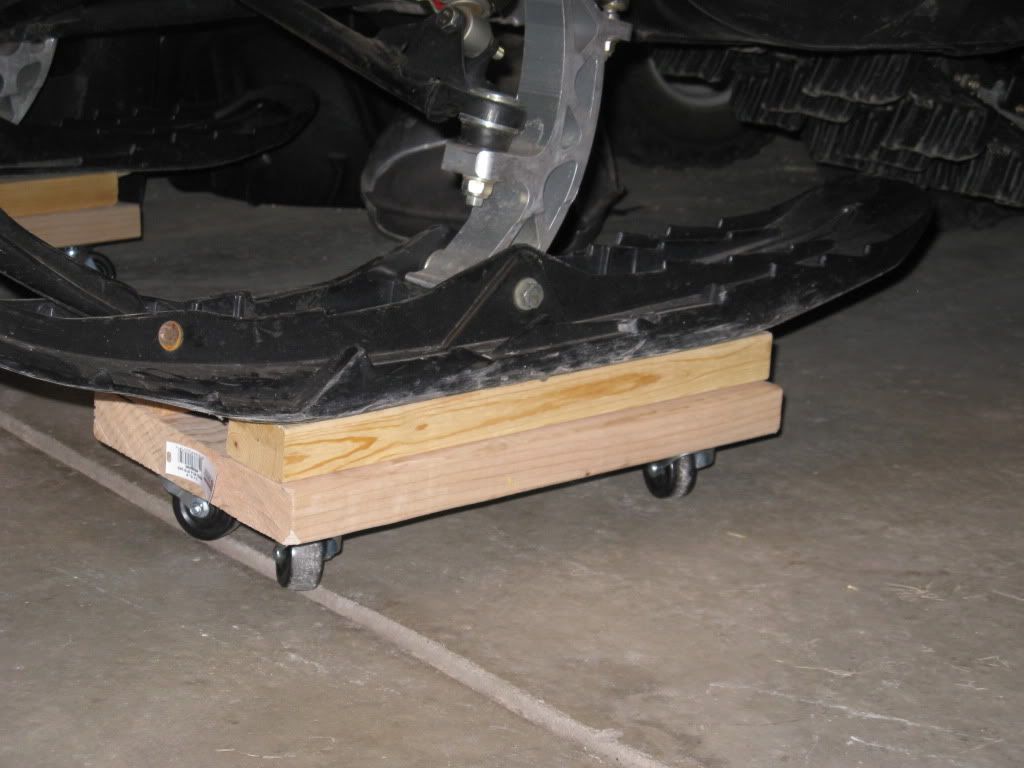 Homemade sled dollies - SnoWest Snowmobile Forum