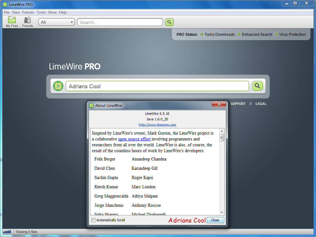 Lime wire 5.0.11 pro multilang final