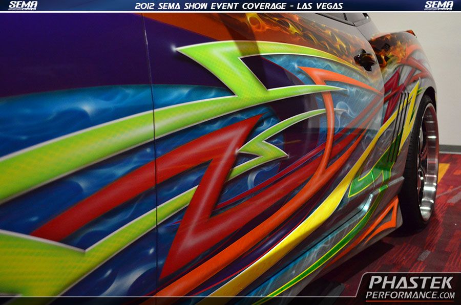 2012 SEMA Custom Car Show Day 1 Camaro Pictures Las Vegas Custom Camaros New Products Phastek Pictures