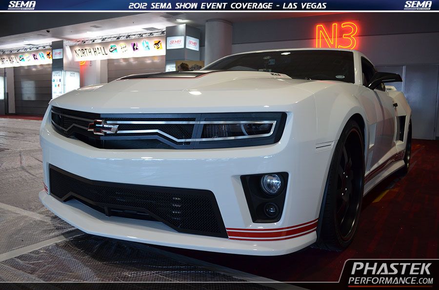 2012 SEMA Custom Car Show Day 1 Camaro Pictures Las Vegas Custom Camaros New Products Phastek Pictures