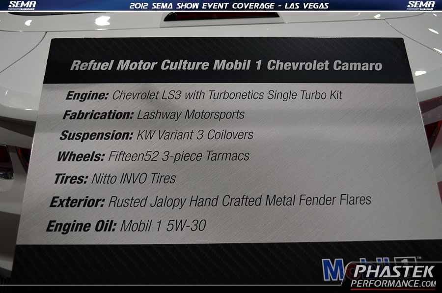 2012 SEMA Custom Car Show Day 3 Camaro Pictures Las Vegas Custom Camaros New Products Phastek Pictures