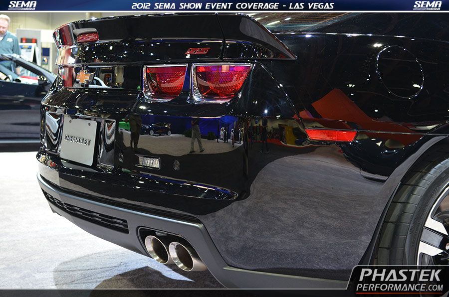 2012 SEMA Custom Car Show GM ZL1 Tony Stewart Smoke ZL1 Show Car Concept Camaro Pictures Las Vegas Custom Camaros New Products Phastek Pictures