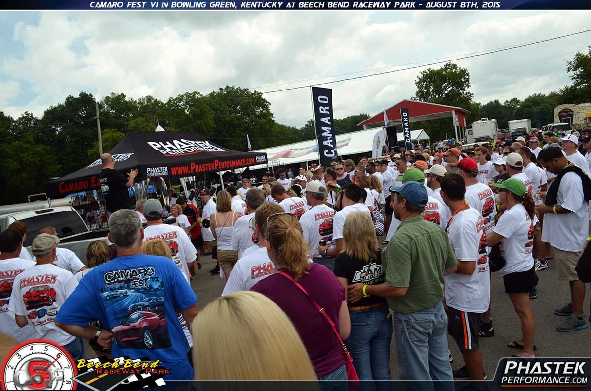 Saturday Phastek Free T-Shirt & Raffle - 2015 Camaro Fest VI Bowling Green Kentucky Pictures Photos