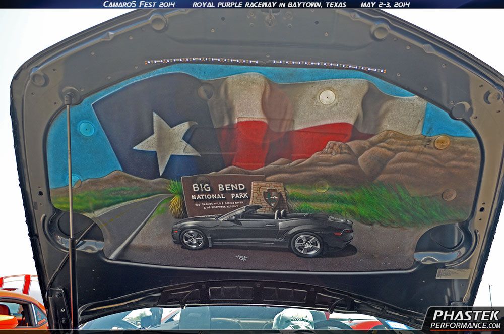 2014 Camaro 5 Fest V in Baytown Texas Car Show Camaro Underhood Pictures