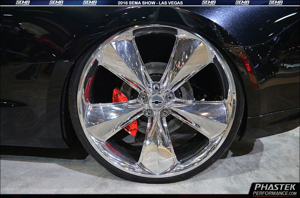 2016 SEMA Show - 2017 Camaro Slammer Concept Car lowered 24 inch wheels!