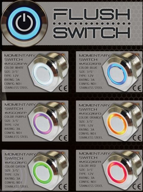 LED Flush Switch
