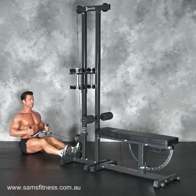 Seated Row. The Bench and Lat Pulldown Combo is also a great value way to 