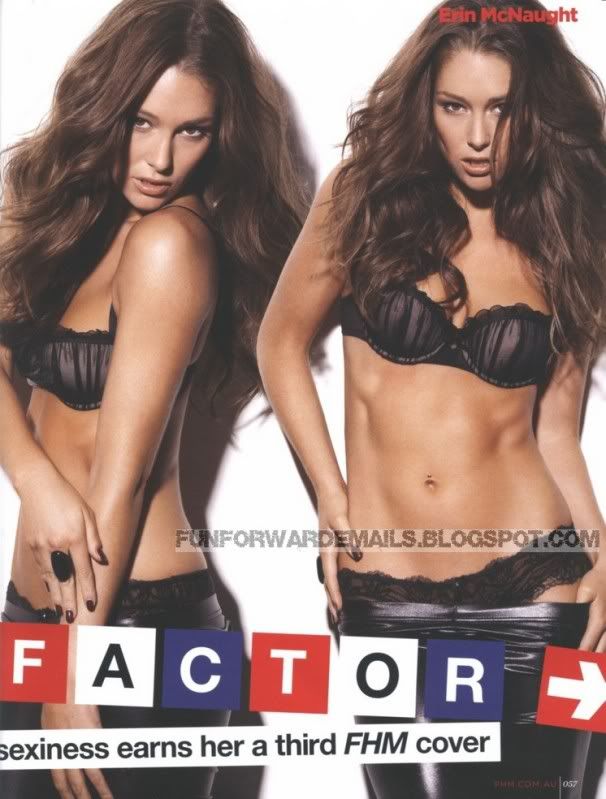Aussie Actress Erin McNaught Sexy Photos for FHM Australia July 2009 Issue