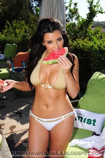 Kim Kardashian - HOT Pics at Pool - Malibu