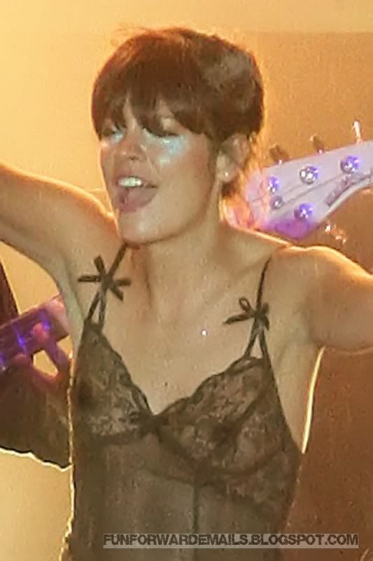 Lily Allen's Hot Show on Stage in London