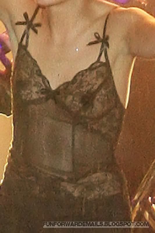 Lily Allen's - Hot Pics in SEE THROUGH TOP on Stage in London