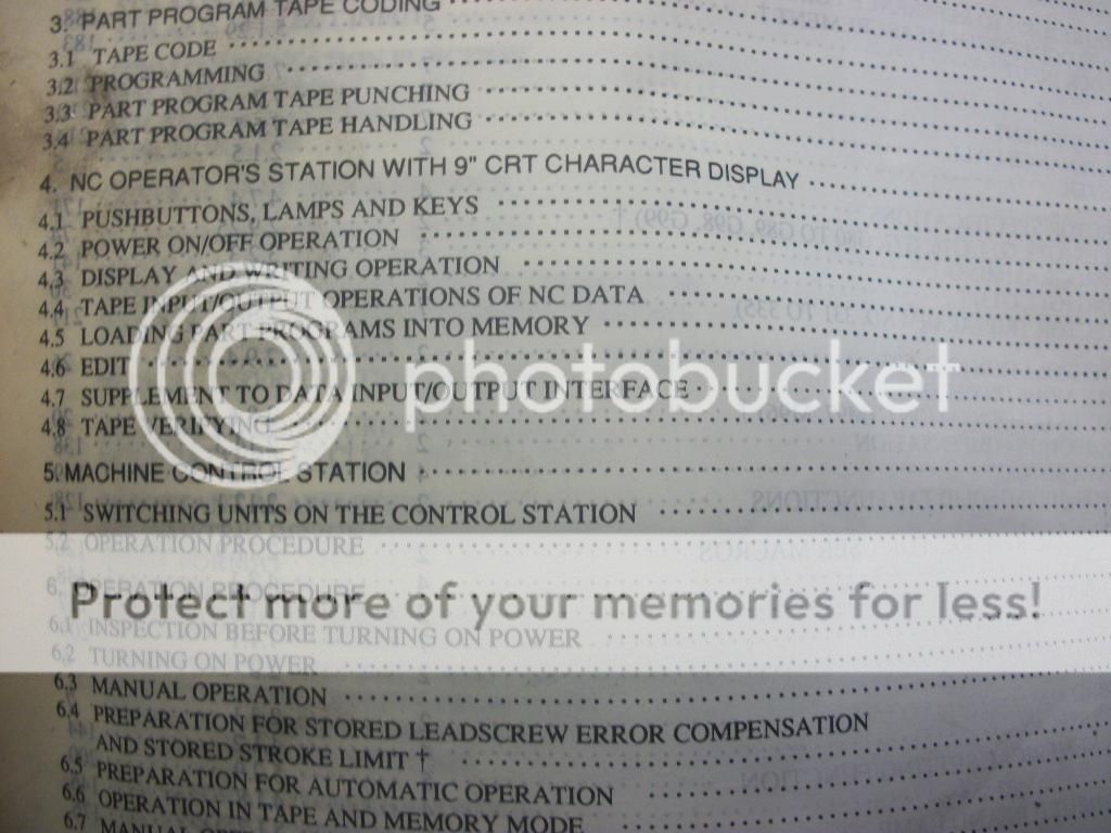 YASNAC MX3 MX 3 CNC CONTROL MANUAL PROGRAMMING KITAMURA  