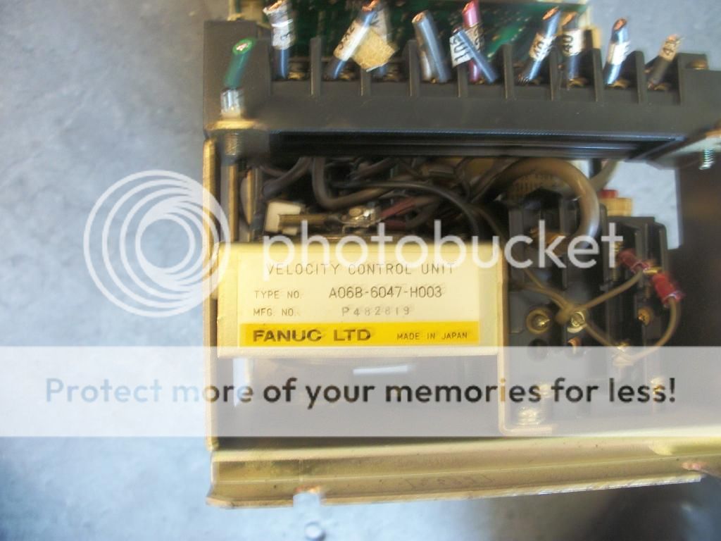 FANUC VELOCITY CONTROL UNIT A06B 6047 H003 A06B6047H003 A20B 0009 0320 