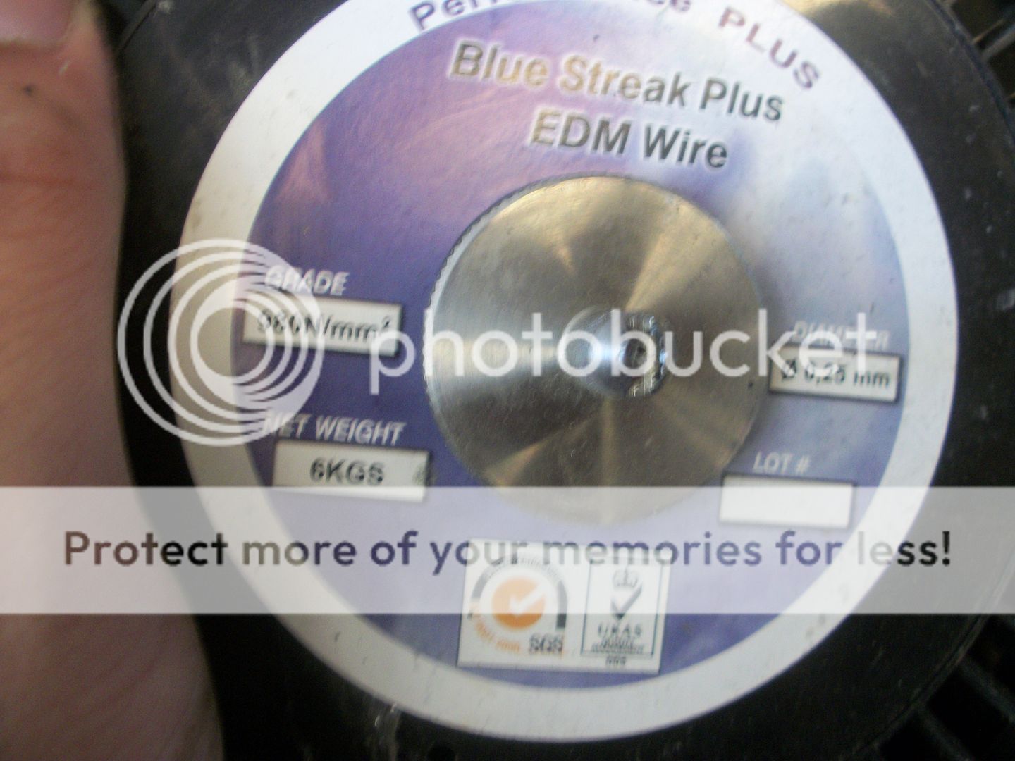 SODICK EPOC 600 EDM BLUE STREAK PLUS EDM WIRE  