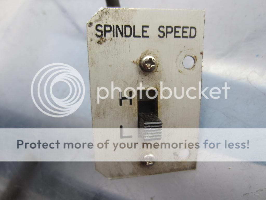 SPINDLE SPEED CONTROL H/L SWITCH KITAMURA S 12 CNC  