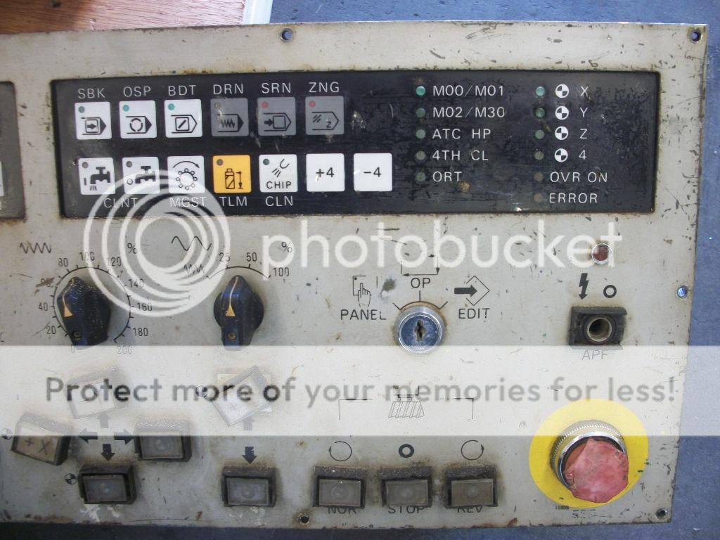 MORI SEIKI JUNIOR MILL BOARD OPERATOR CONTROL PANEL  