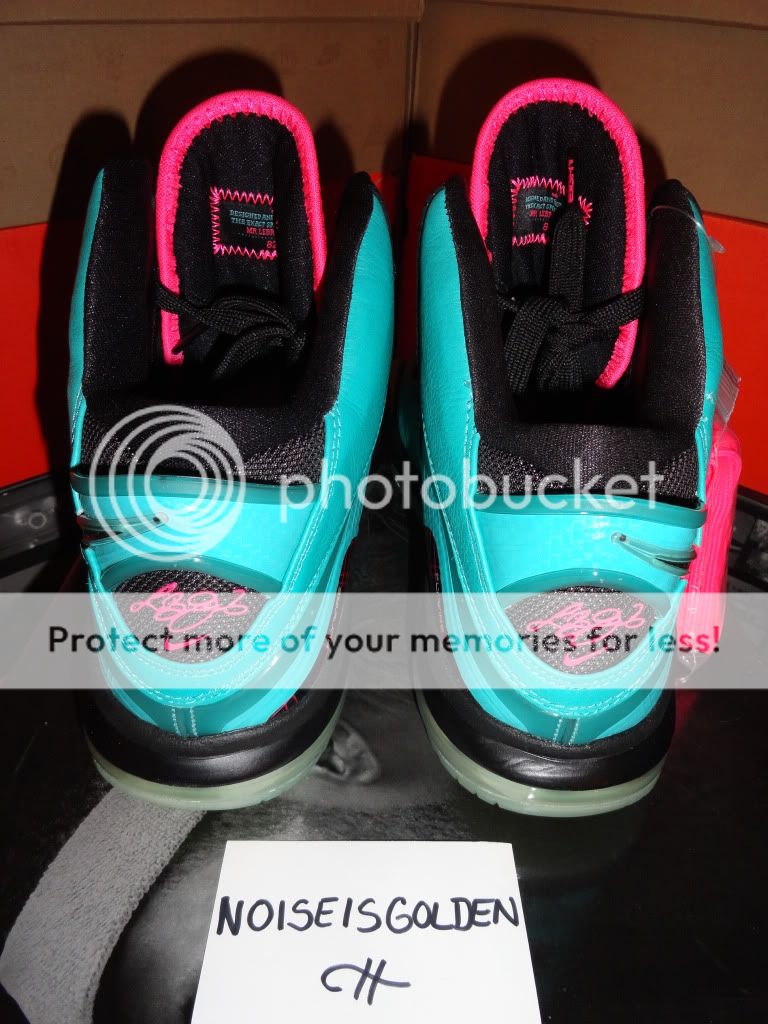 Lebron 8 South Beach Pre Heat size 12 w/ shirt Large BNIB Miami Vice 