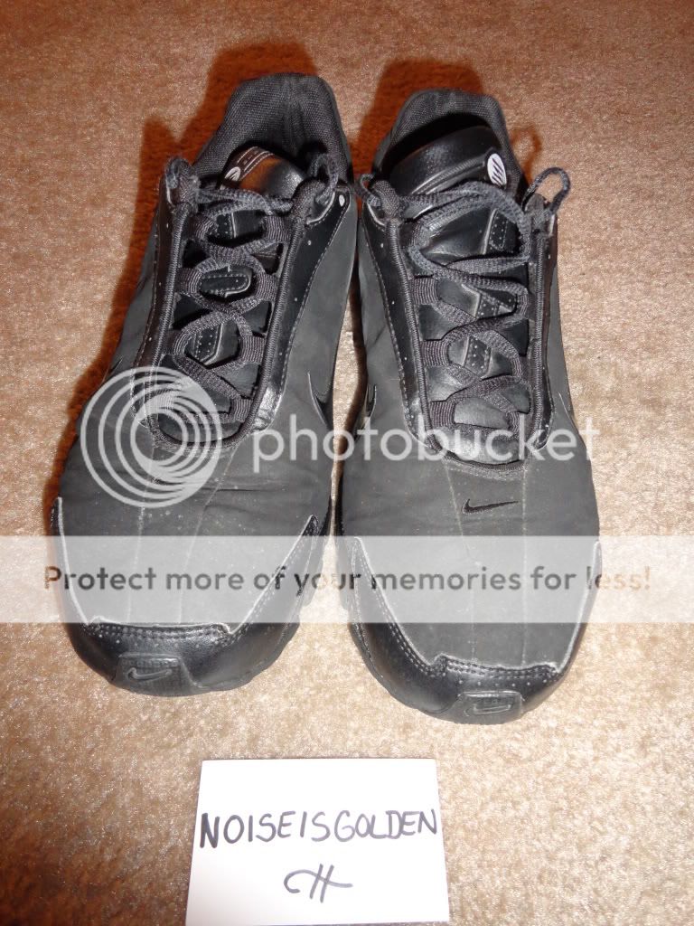 Nike + plus Shox Black on Black Mens size 12  