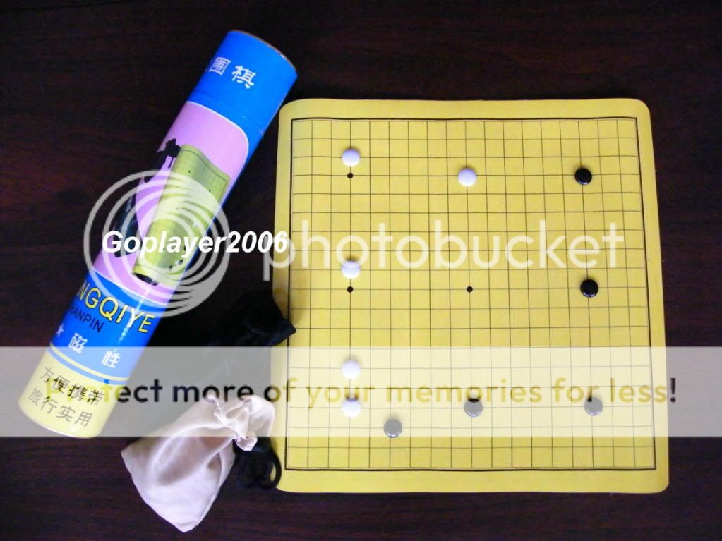 Magnetic Go Board&Stones Game Roll Up Set with Bonus  