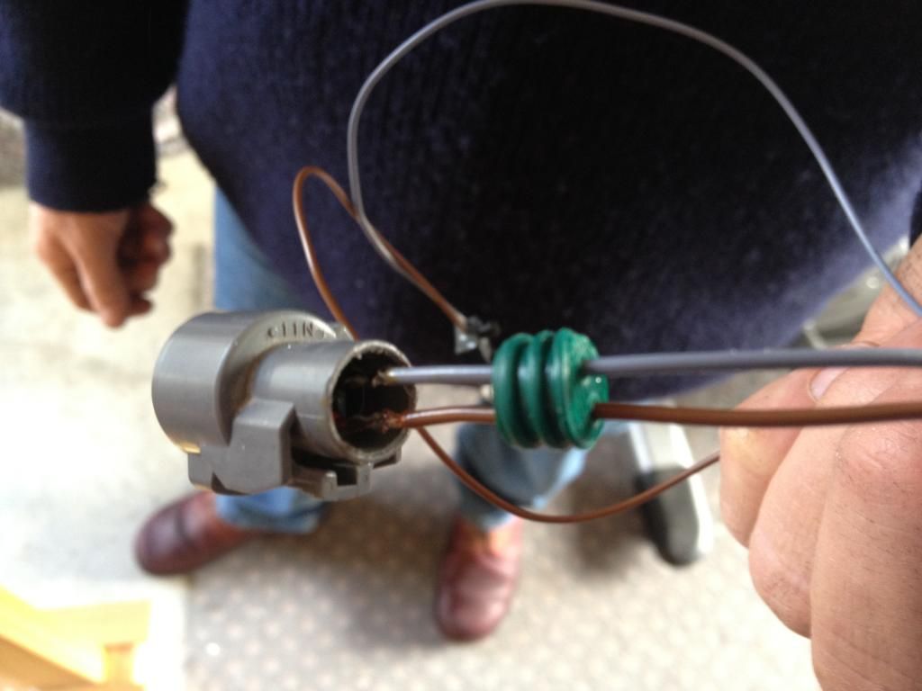 Once thats done, slip the heat shrink back over the joints, toast them up and your good to go.