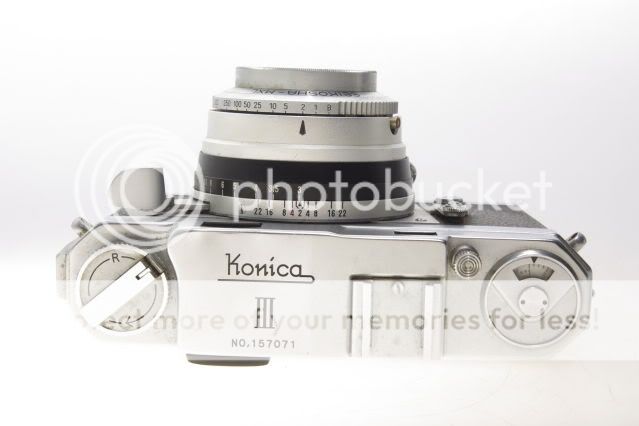 Konica III Rangefinder With Hexanon 48mm F/2 Lens  