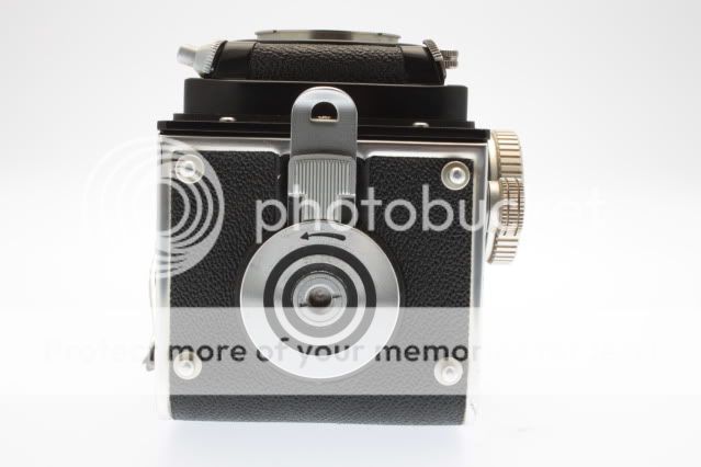 Rolleiflex T TLR with Tessar 75mm f/3.5 Type 2, Model 3, Top Emblem 