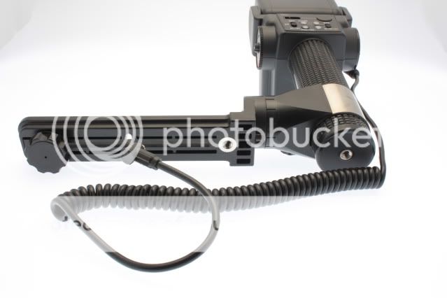 Sunpak Auto 544 Thyristor Handle Flash with Bracket For Parts / Repair 