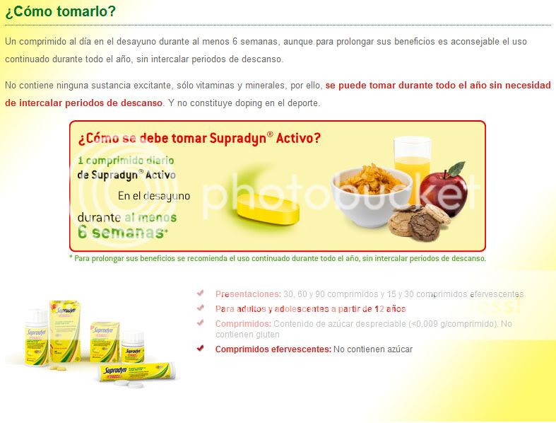 Supradyn Activo 120 Comprimidos Multi Vitaminico