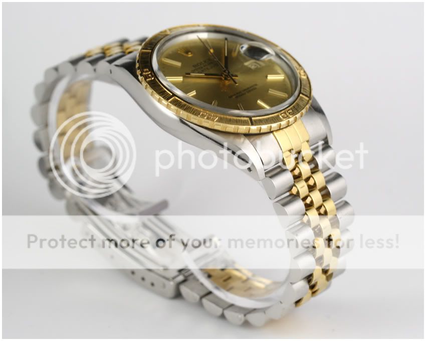 ROLEX DATEJUST 16253 18k GOLD & STAINLESS STEEL THUNDERBIRD WITH BOX 