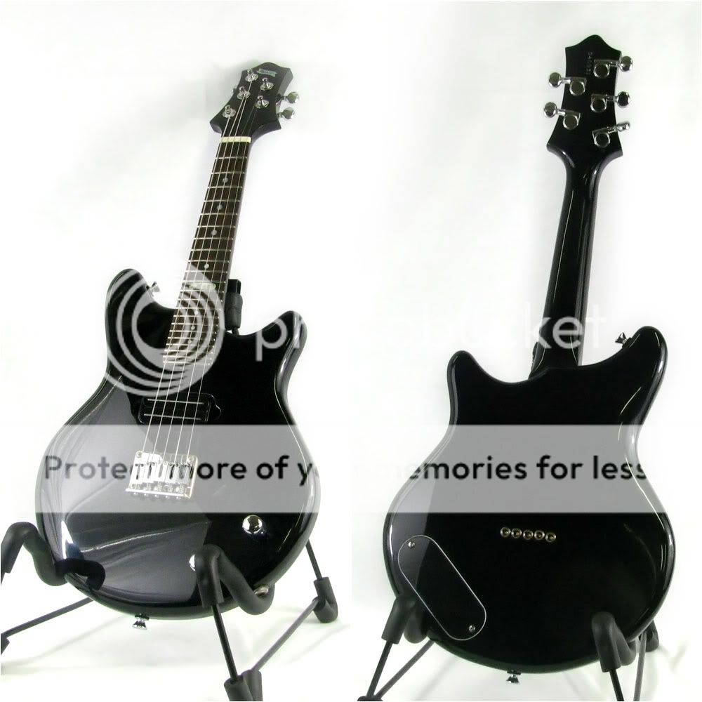 NEW * RONO BLACK LACQUER ELECTRIC MANDOLIN 5 Strings  