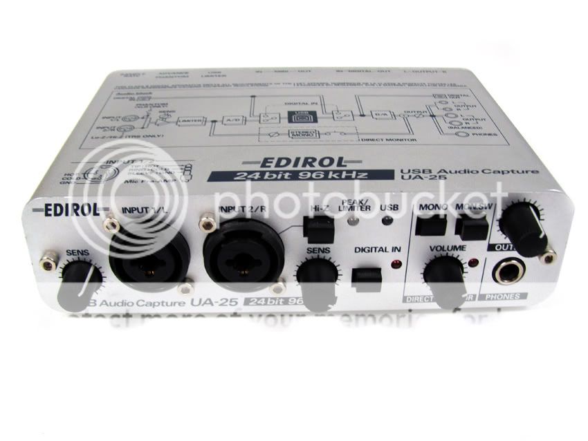 ROLAND EDIROL 24bit 96kHz USB Audio Capture UA 25  